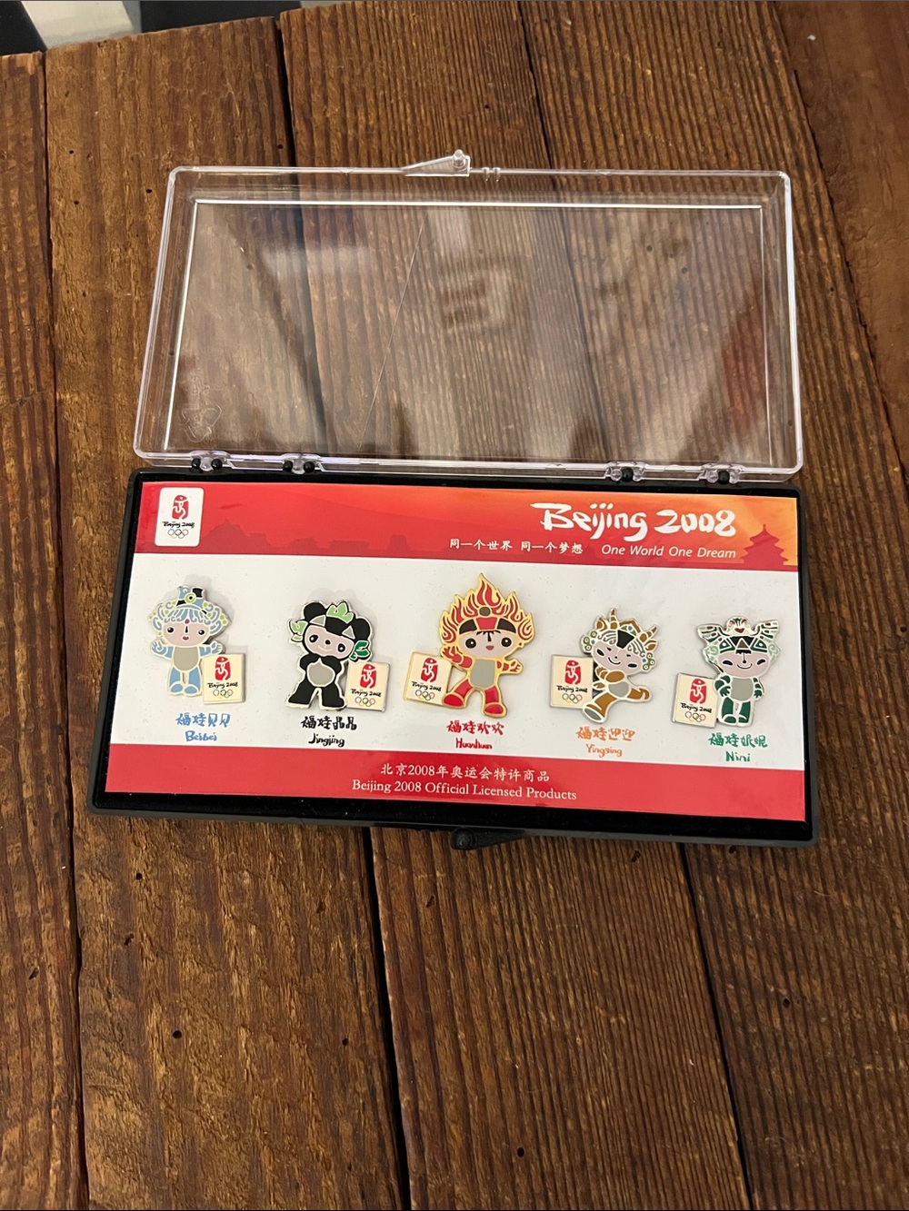 NEW Beijing 2008 Olympic Fuwa Mascot Pin Set